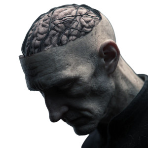 Grimdark Sad Man Vinyl Car Decal Sticker – Waterproof & UV-Resistant 3.4133333333333336"
