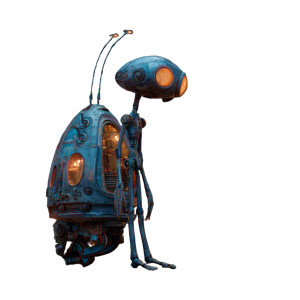 Steampunk Grey Alien Vinyl Car Decal Sticker – Waterproof & UV-Resistant 6.826666666666667"