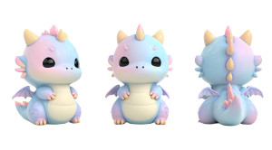 Chibi Pastel Dragon Vinyl Car Decal Sticker – Waterproof & UV-Resistant 2.72" Chibi Pastel Dragon Vinyl Car Decal Sticker – Waterproof & UV-Resistant 2.72"