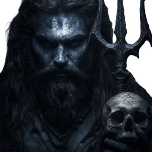 Shiva Digital Portrait Vinyl Car Decal Sticker – Waterproof & UV-Resistant 6.826666666666667"