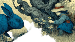 Chasing Bunny Vinyl Car Decal Sticker – Waterproof & UV-Resistant 2.72" Chasing Bunny Vinyl Car Decal Sticker – Waterproof & UV-Resistant 2.72"