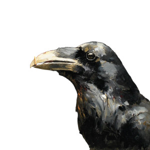 Gothic Raven Match Vinyl Car Decal Sticker – Waterproof & UV-Resistant 3.4133333333333336"