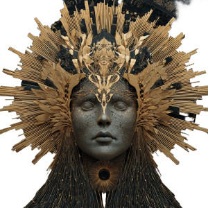 Solar Deity Vinyl Car Decal Sticker – Waterproof & UV-Resistant 3.4133333333333336"