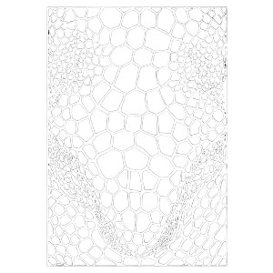 Reptile Skin Stencil Vinyl Car Decal Sticker – Waterproof & UV-Resistant 3.4133333333333336"