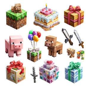 Minecraft Birthday Cake Vinyl Car Decal Sticker – Waterproof & UV-Resistant 3.4133333333333336" Minecraft Birthday Cake Vinyl Car Decal Sticker – Waterproof & UV-Resistant 3.4133333333333336"