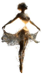 Golden Sand Siren Vinyl Car Decal Sticker – Waterproof & UV-Resistant 9.706666666666667"