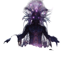 Bioluminescent Quantum Deity Vinyl Car Decal Sticker – Waterproof & UV-Resistant 6.826666666666667"