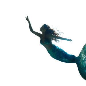 Mermaid Reaching Vinyl Car Decal Sticker – Waterproof & UV-Resistant 3.4133333333333336"