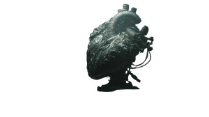 Biomechanical Heart Relic Vinyl Car Decal Sticker – Waterproof & UV-Resistant 5.4