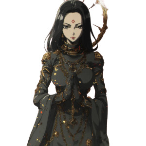 Tech Priestess Vinyl Car Decal Sticker – Waterproof & UV-Resistant 3.4133333333333336"