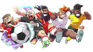 Cartoon Football Match Vinyl Car Decal Sticker – Waterproof & UV-Resistant 5.4