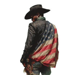 Modern Black Cowboy Vinyl Car Decal Sticker – Waterproof & UV-Resistant 3.4133333333333336"