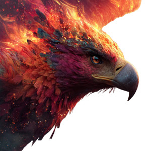Majestic Crowned Phoenix Vinyl Car Decal Sticker – Waterproof & UV-Resistant 3.4133333333333336" Majestic Crowned Phoenix Vinyl Car Decal Sticker – Waterproof & UV-Resistant 3.4133333333333336"