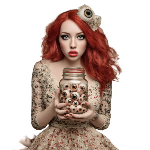 Eyeball Fantasy Vinyl Car Decal Sticker – Waterproof & UV-Resistant 6.826666666666667"