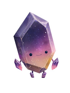 Crystal Mascot Vinyl Car Decal Sticker – Waterproof & UV-Resistant 8.213333333333333"