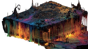 Dripping Rainbow Book Vinyl Car Decal Sticker – Waterproof & UV-Resistant 5.4