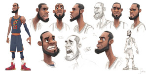 Lebron James Character Sheet Vinyl Car Decal Sticker – Waterproof & UV-Resistant 5.12"