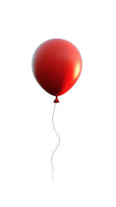 Red Balloon V3 Vinyl Car Decal Sticker – Waterproof & UV-Resistant 9.706666666666667"