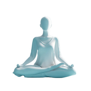 Meditating Clay Figure Vinyl Car Decal Sticker – Waterproof & UV-Resistant 6.826666666666667" Meditating Clay Figure Vinyl Car Decal Sticker – Waterproof & UV-Resistant 6.826666666666667"