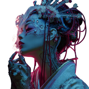 Cyberpunk Oiran V2 Vinyl Car Decal Sticker – Waterproof & UV-Resistant 3.4133333333333336" Cyberpunk Oiran V2 Vinyl Car Decal Sticker – Waterproof & UV-Resistant 3.4133333333333336"