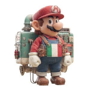 Italian Plumber Vinyl Car Decal Sticker – Waterproof & UV-Resistant 3.4133333333333336" Italian Plumber Vinyl Car Decal Sticker – Waterproof & UV-Resistant 3.4133333333333336"