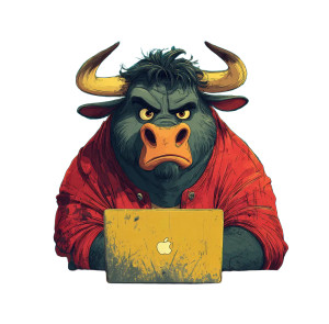 Angry Office Bull Vinyl Car Decal Sticker – Waterproof & UV-Resistant 3.4133333333333336" Angry Office Bull Vinyl Car Decal Sticker – Waterproof & UV-Resistant 3.4133333333333336"