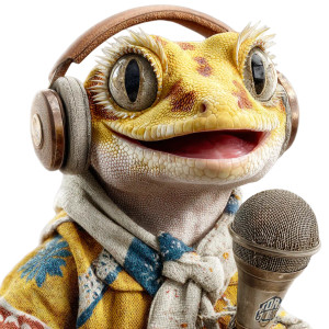 Podcasting Gecko Vinyl Car Decal Sticker – Waterproof & UV-Resistant 3.4133333333333336" Podcasting Gecko Vinyl Car Decal Sticker – Waterproof & UV-Resistant 3.4133333333333336"