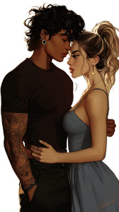 Young Couple Kissing V5 Vinyl Car Decal Sticker – Waterproof & UV-Resistant 9.706666666666667"