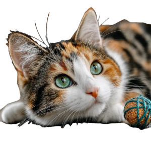 Focused Calico Cat Vinyl Car Decal Sticker – Waterproof & UV-Resistant 3.4133333333333336" Focused Calico Cat Vinyl Car Decal Sticker – Waterproof & UV-Resistant 3.4133333333333336"