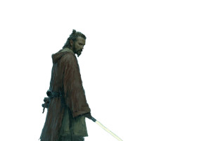 Jedi Knight Qui-Gon Vinyl Car Decal Sticker – Waterproof & UV-Resistant 2.986666666666667"