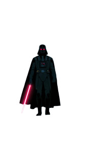 Anime Darth Vader Vinyl Car Decal Sticker – Waterproof & UV-Resistant 9.706666666666667"