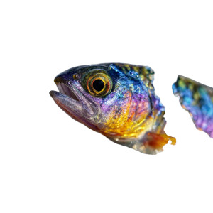 Colorful Fish Jumping Vinyl Car Decal Sticker – Waterproof & UV-Resistant 3.4133333333333336"
