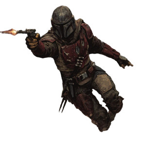 Dynamic Mandalorian Vinyl Car Decal Sticker – Waterproof & UV-Resistant 3.4133333333333336"