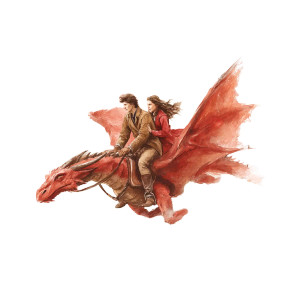 Dragon Riding Kids Vinyl Car Decal Sticker – Waterproof & UV-Resistant 6.826666666666667"