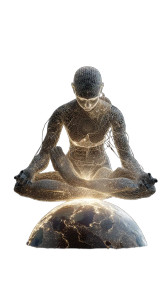 Ethereal Hologram Being Vinyl Car Decal Sticker – Waterproof & UV-Resistant 9.706666666666667"