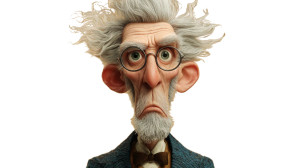 Elderly Eccentric Man Vinyl Car Decal Sticker – Waterproof & UV-Resistant 2.72" Elderly Eccentric Man Vinyl Car Decal Sticker – Waterproof & UV-Resistant 2.72"