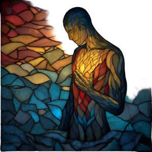 Luminous Memory Embrace Vinyl Car Decal Sticker – Waterproof & UV-Resistant 6.826666666666667"