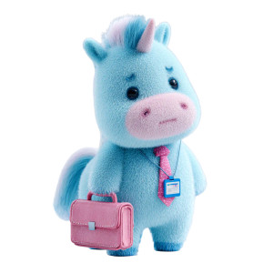 Cartoon Pony Vinyl Car Decal Sticker – Waterproof & UV-Resistant 3.4133333333333336"