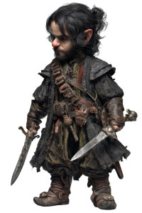 Gnome Rogue Portrait V2 Vinyl Car Decal Sticker – Waterproof & UV-Resistant 4.4