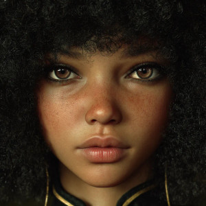 Young Latina Girl V2 Vinyl Car Decal Sticker – Waterproof & UV-Resistant 3.4133333333333336"