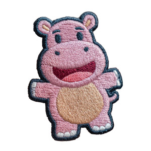 Happy Hippo Badge Vinyl Car Decal Sticker – Waterproof & UV-Resistant 3.4133333333333336" Happy Hippo Badge Vinyl Car Decal Sticker – Waterproof & UV-Resistant 3.4133333333333336"
