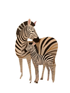 Zebra Bond Vinyl Car Decal Sticker – Waterproof & UV-Resistant 4.1066666666666665"