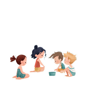 Kids Beach Play Vinyl Car Decal Sticker – Waterproof & UV-Resistant 3.4133333333333336"