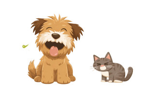 Stinky Happy Puppy Vinyl Car Decal Sticker – Waterproof & UV-Resistant 2.986666666666667"