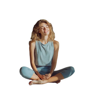 Serene Yoga Moment V3 Vinyl Car Decal Sticker – Waterproof & UV-Resistant 6.826666666666667"