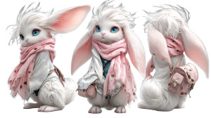 Fluffy Bunny Character V2 Vinyl Car Decal Sticker – Waterproof & UV-Resistant 5.4 Fluffy Bunny Character V2 Vinyl Car Decal Sticker – Waterproof & UV-Resistant 5.4