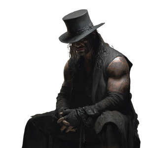 Dark Fantasy Undertaker Vinyl Car Decal Sticker – Waterproof & UV-Resistant 3.4133333333333336"