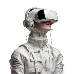 Vr Robotic Human Vinyl Car Decal Sticker – Waterproof & UV-Resistant 3.4133333333333336"