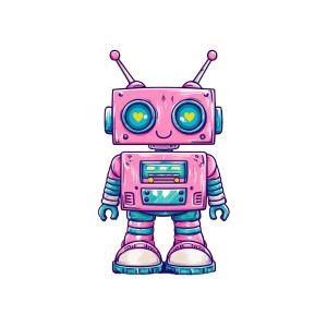 Kawaii Robot Vinyl Car Decal Sticker – Waterproof & UV-Resistant 3.4133333333333336" Kawaii Robot Vinyl Car Decal Sticker – Waterproof & UV-Resistant 3.4133333333333336"