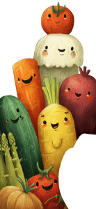 Veggie Family Book V2 Vinyl Car Decal Sticker – Waterproof & UV-Resistant 10.666666666666666"